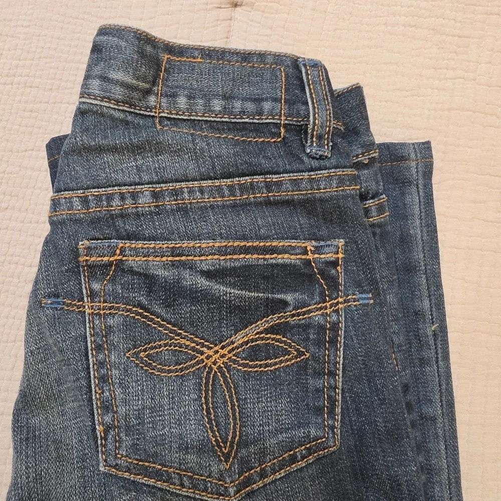 Ted Baker Women's Size 0  Jeans Blue Low Rise‎ 5 Pockets Stretch